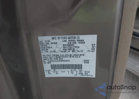 2005 Ford Excursion Eddie Bauer z USA, uszkodzony, nr VIN 1FMNU44L85EB52622